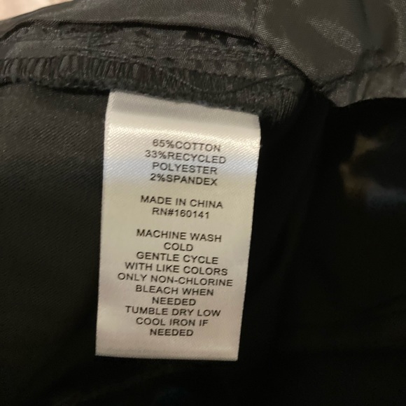 NWT 89TH+Madison ankle length cotton/Polyester/spandex,black pants size 8,10,12 - Picture 13 of 13